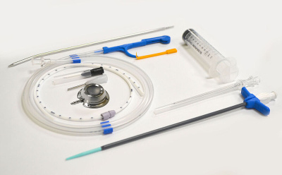 Система для венозно-артериального доступа c портом эллипсовидным PORT TI (титановым) с катетером 5 F и набором для установки купить оптом в Томске