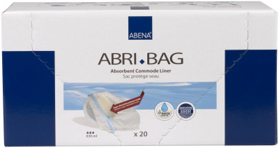 Abri-Bag Гигиенические впитывающие пакеты для туалета 51,5x39 см купить оптом в Томске